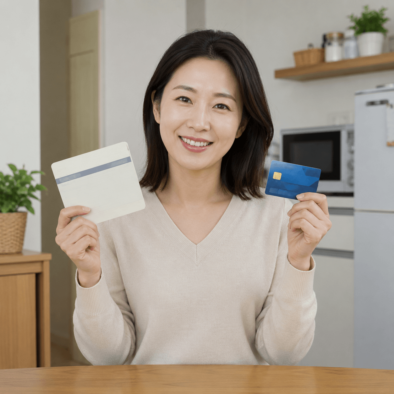 신용카드한도대출 이용 전 상환 계획 확인 이미지